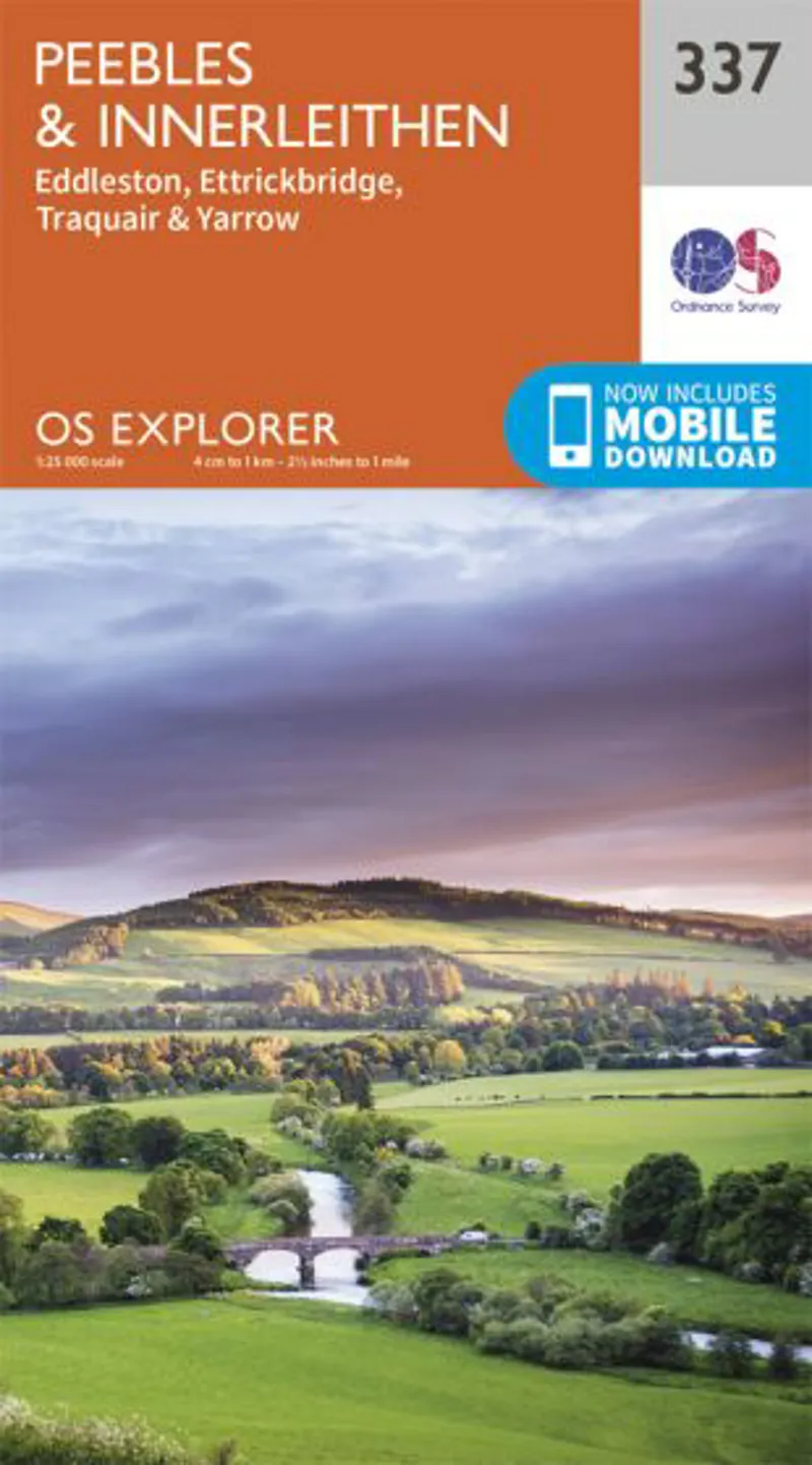 OS Explorer Map 337 - Peebles and Innerleithen